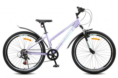 Велосипед Racer Sofia 26 (2021, рост 14), цвет фиолетовый / мятный